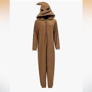 Adult Oogie Boogie Unisex Hooded Jumpsuit/ Onesie